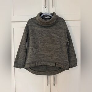 Anthropologie Olive Green Cowl Neck Activewear Sweater XS
